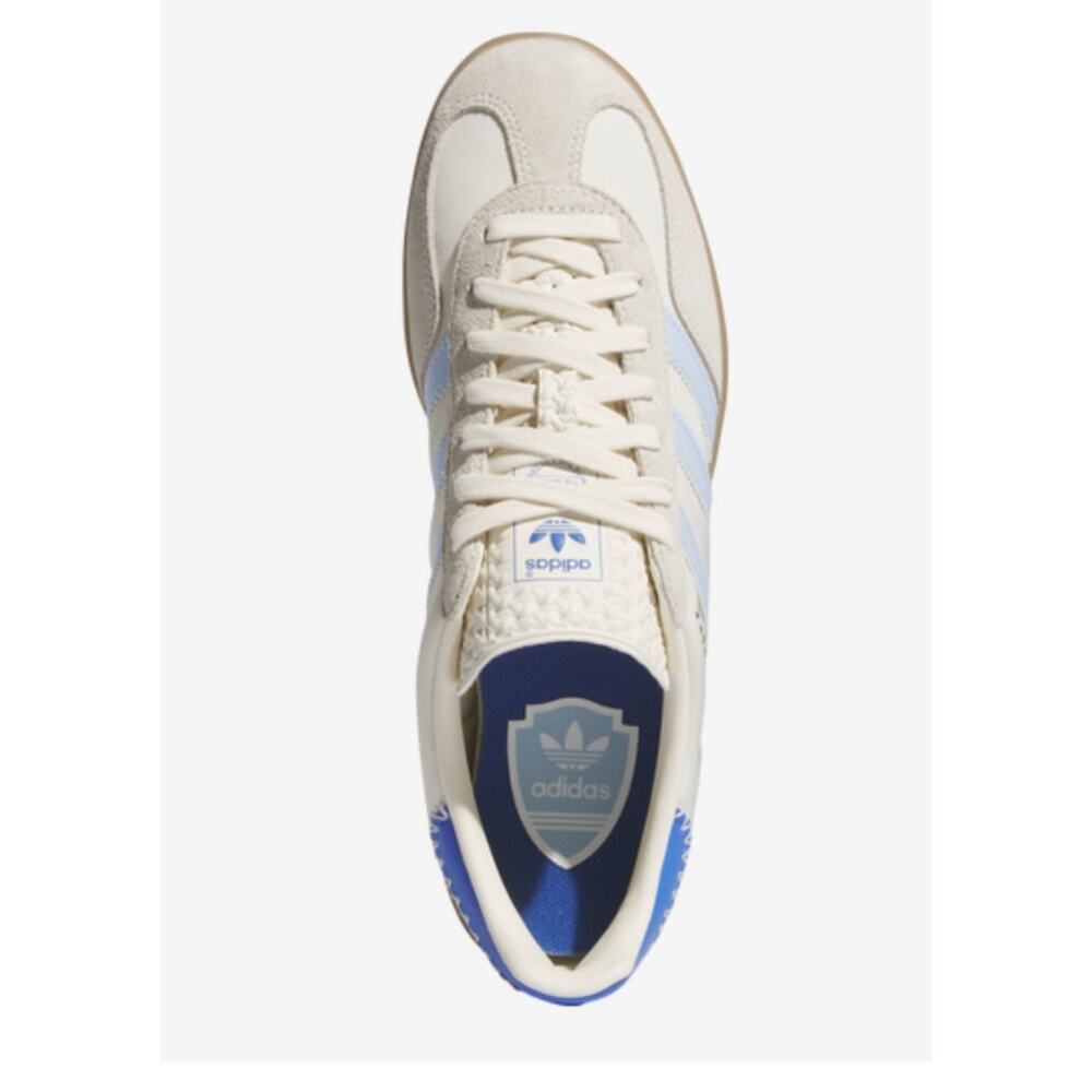 Adidas Originals Gazelle Indoor Blue White - Men's Size 7 - NWB - Picture 3 of 6